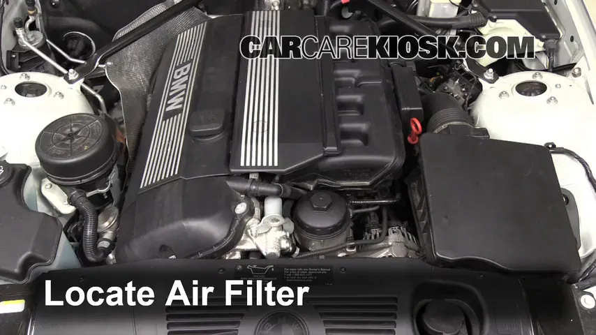 2004 BMW Z4 2.5i 2.5L 6 Cyl. Air Filter (Engine) Replace